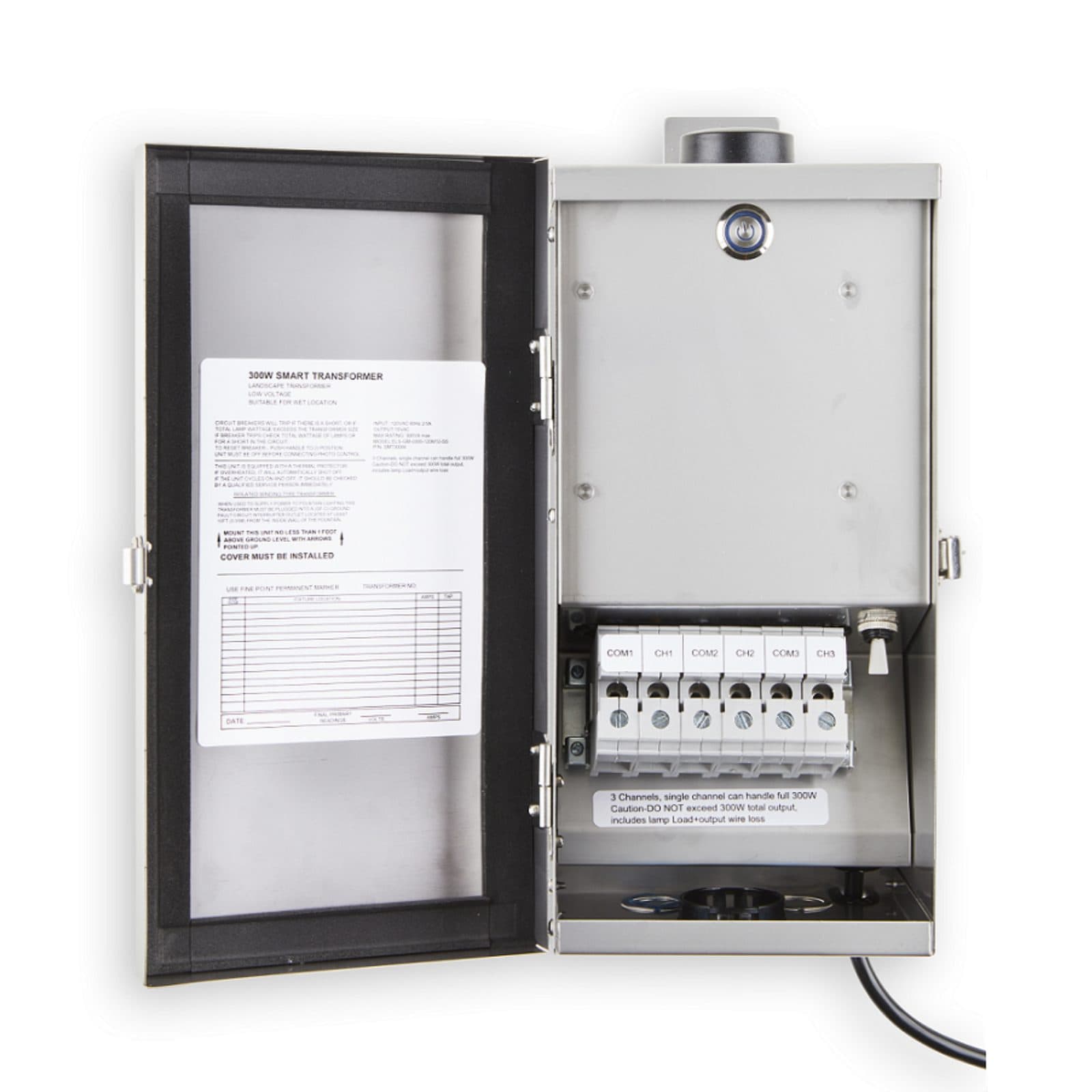 300W 3-Zone Wifi Non Dimming Smart Transformer