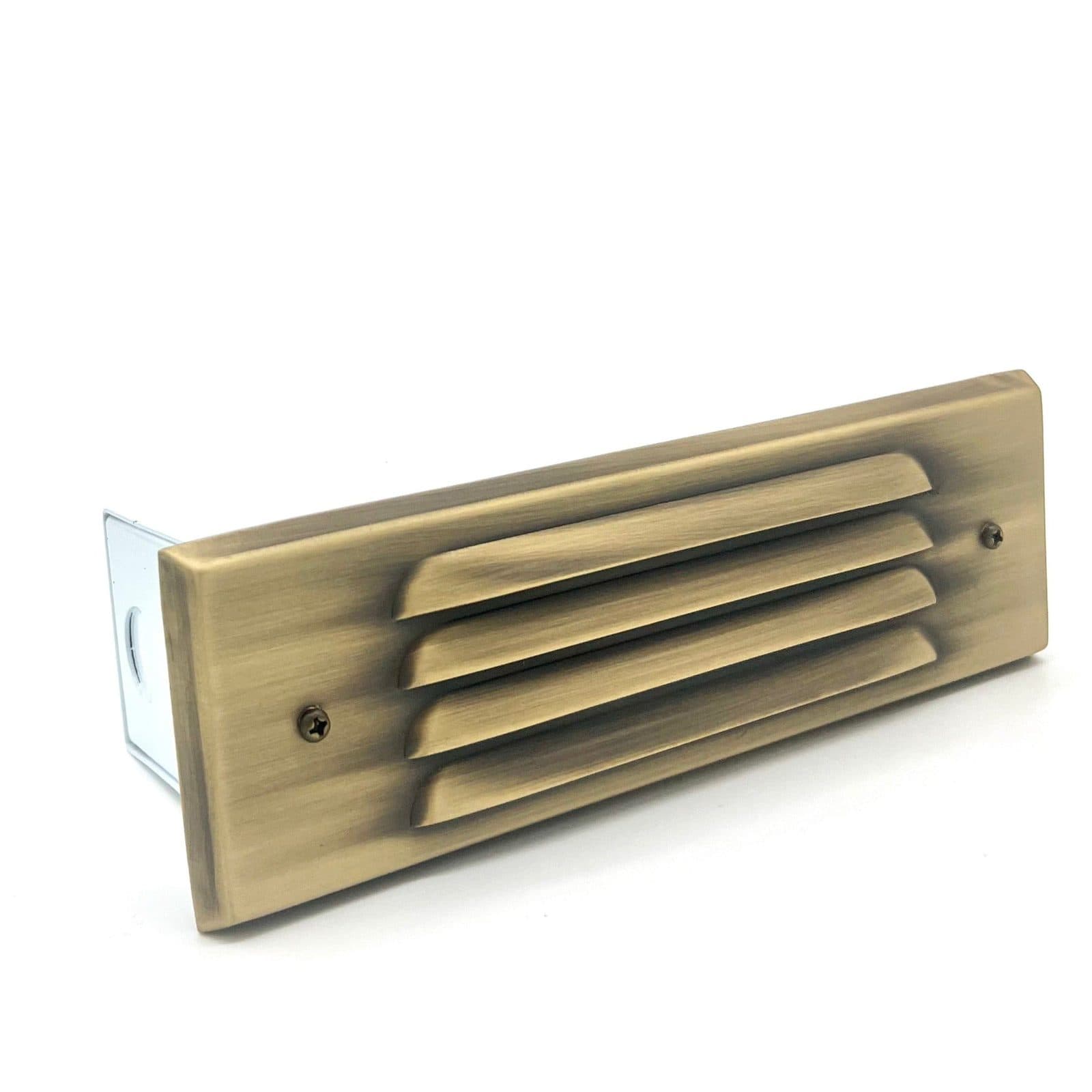Tulay Brass Louvered Steplight