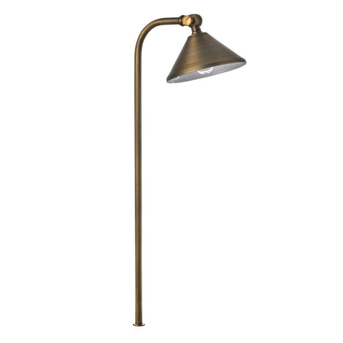 Tulay Bell Brass Path Light