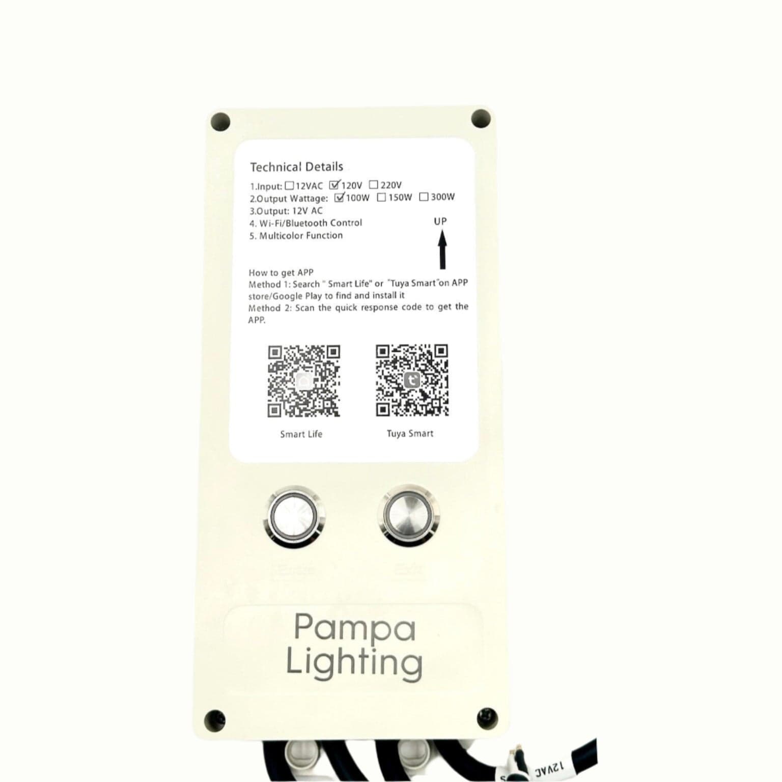 RGBWW Smart Wifi Pool Transformer 100W